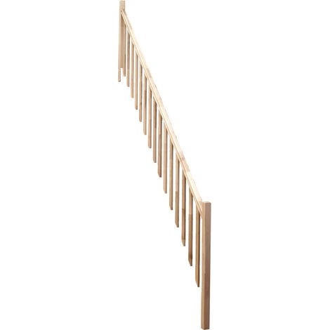 Minka Treppengeländer für die Raumspartreppen Home, Classic, Home Turn und Classic Turn Gerade Stäbe Fichte (1/4)