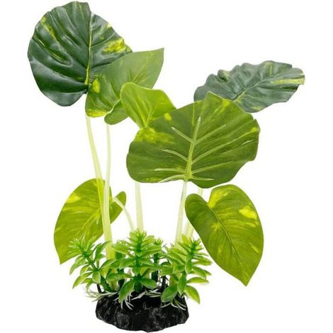 Ornements d'aquarium,plantes de Simulation,décorations d'aménagement paysager d'aquarium,plantes d'eau en plastique,fleurs-I