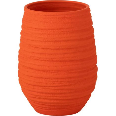 Vase en Céramique "Fiesta" 30cm Orange (1/5)