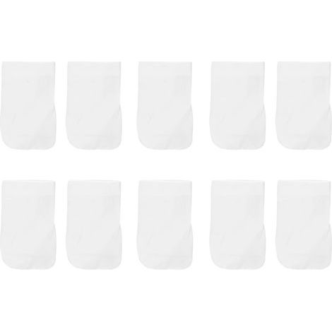 Lot de 10 sacs filtrants en coton de piscine 20x12cm, accessoires de nettoyage (1/5)