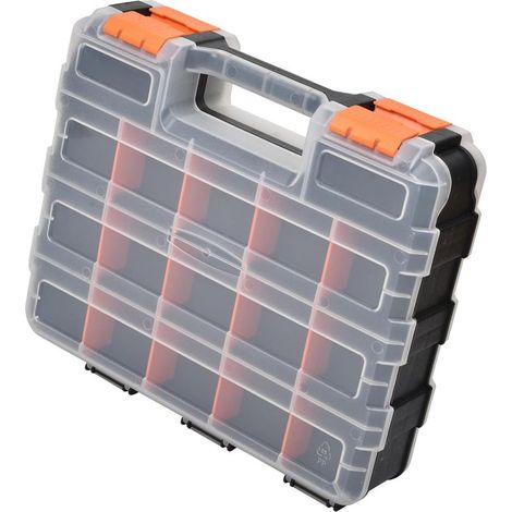 Portable, double-sided toolbox with screwdrivers (1/5)