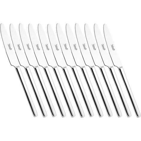 Salvinelli Alaska set 12 coltello tavola acciaio forgiato 4 mm