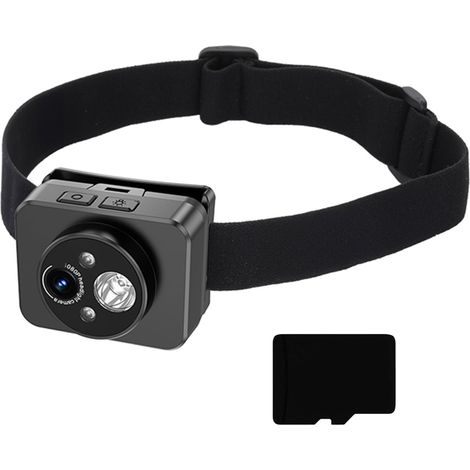 Caméra Frontale - 1080P - Objectif 120° - Projecteurs LED 3 W - Batterie 1800 mAh - Pour Motocyclisme et Aventures Outdoor - 1 Pièce (1/5)