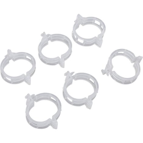 300 attaches de fixation pour plantes, pinces à tiges, connecteurs de treillis pour tomates, outils de greffage pour légumes grimpants (lot de 6 sachets de 50 pièces, total 300) (1/5)