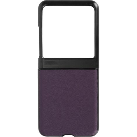 Klappbare Lederhülle, Rundumschutz, stoßfest, kratzfest, faltbare Handyhülle für Motorola Razr 40, Ultraviolett (1/5)