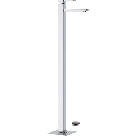 Rubinetto monocomando lavabo da terra serie qubika remer (1/2)