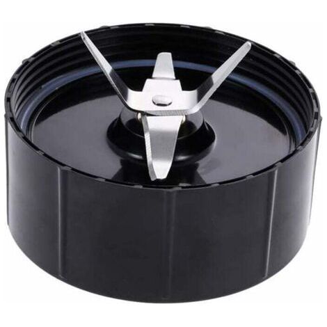 Ahlsen – Accessoires blender noir – Base et engrenages en plastique et caoutchouc – Lame en acier inoxydable sans BPA – Compatible Magic Bullet (1/5)