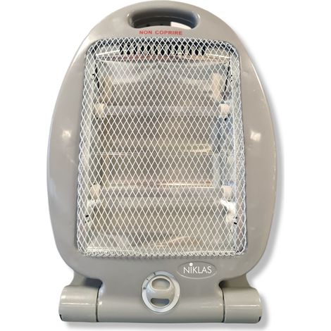 Stufa caldobagno alogena al quarzo elettrica 800 W Niklas