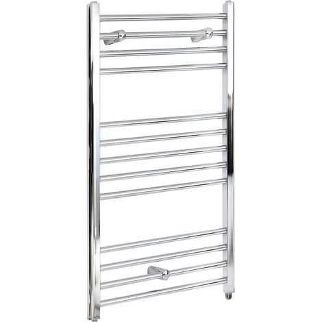 Hudson Reed Kent - Sèche-Serviettes Design Électrique Moderne Plat - Chromé - 100 cm x 50 cm