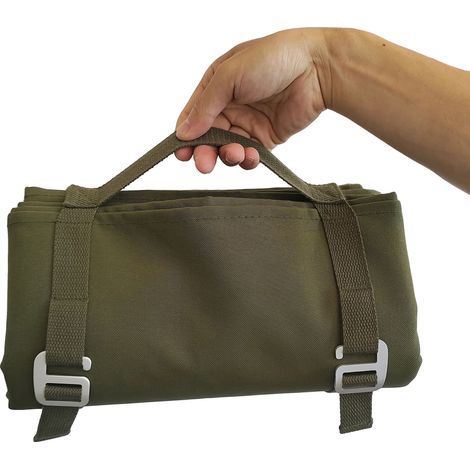 Couverture de pique-nique, imperméable, en tissu Oxford durable, Vert (1/2)