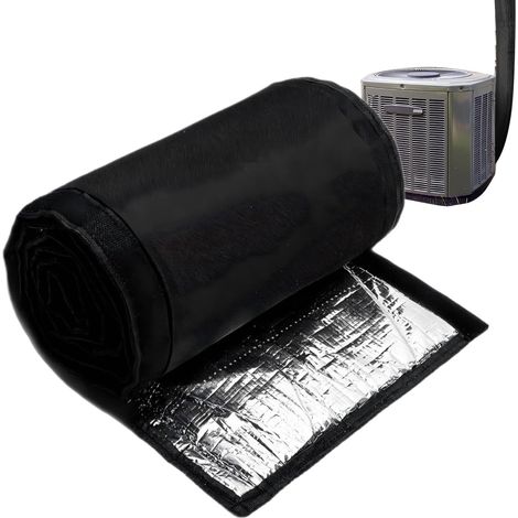 Gaine Isolante Pour Tubes En Cuivre - Manchon de Protection Réducteur de Chaleur - Couverture Antipoussière pour Conduits de Ventilation Dortoir Hôtel Bureau (1/5)