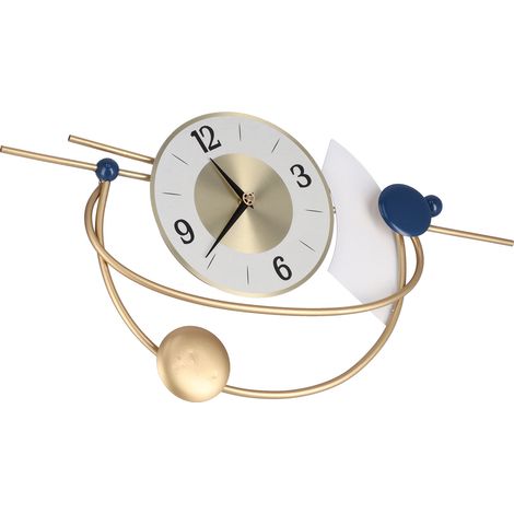 Horloge décorative orientale classique et silencieuse, résistante, idéale pour décorer un salon ou comme cadeau d'anniversaire, de mariage ou de Noël. (1/5)