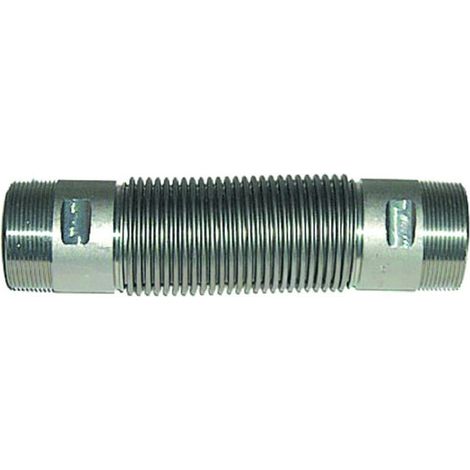 Giunto antivibrante filettato - ø 1"1/2 - PN4 dotato di soffietto inox e raccordo in acciaio, per gas 00000015204