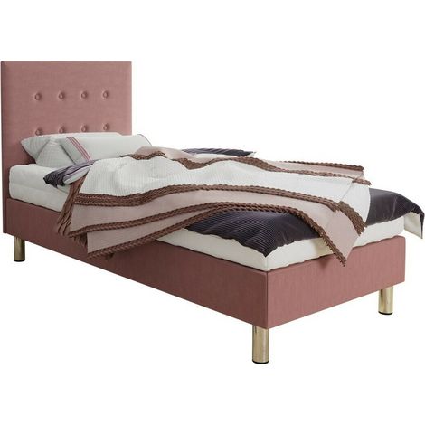 Cama Logan 100, Solo 255, Individuales, 80x200, Tapiz, Somieres, 80x204x115cm