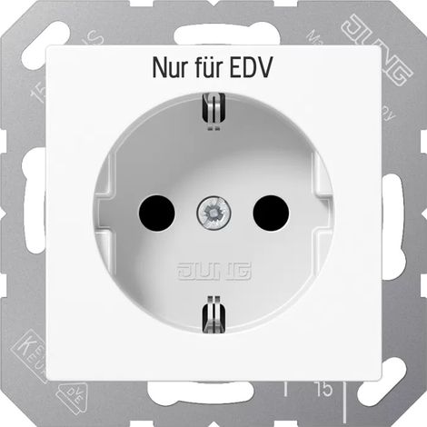 JUNG SCHUKO-STECKDOSE AUFDR.EDV ALPINWEI A 1520 EDV WW (1/2)
