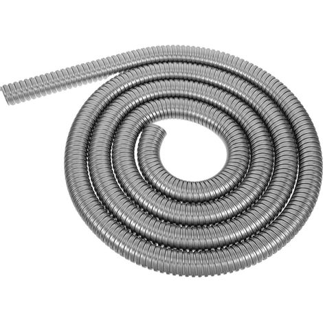 Conduit Électrique Flexible 1 Pouce X 3 Mètres en Acier Inoxydable 304 Argenté Gaine de Protection Robuste pour Câbles, Installation en Usage Industriel ou Atelier (1/5)