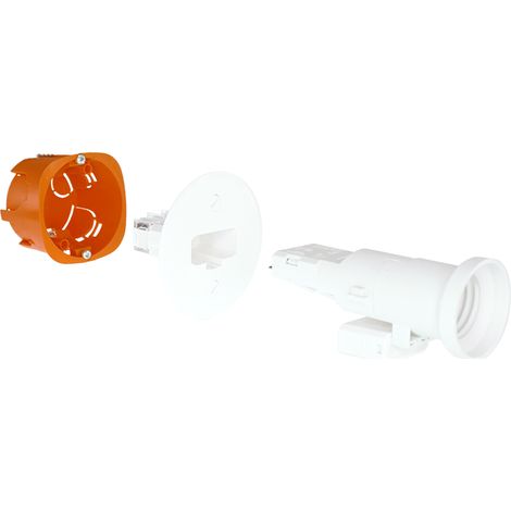 Boite d'applique DCL XL Pro avec douille E27- Diamètre 54 mm - 53039 - Eurohm