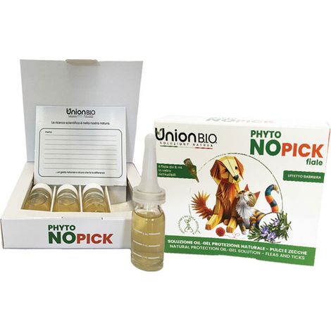 PHYTONOPICK lozione protezione naturale per cani e gatti 4 fiale monodose 8 ml
