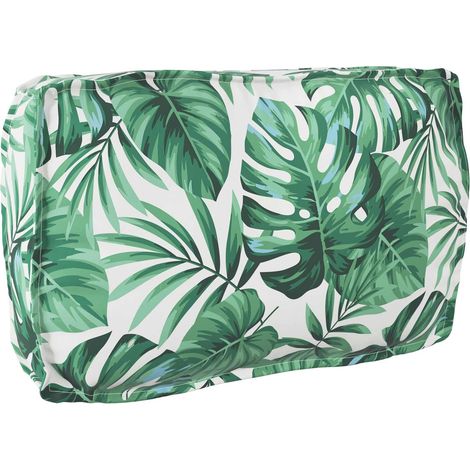 Maison Exclusive - Palettenkissenset Floral 2 pcs Grünes Blattmus
