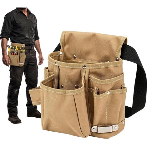 Petite pochette à outils multi-poches utilitaire portable Oxford sac (1/5)