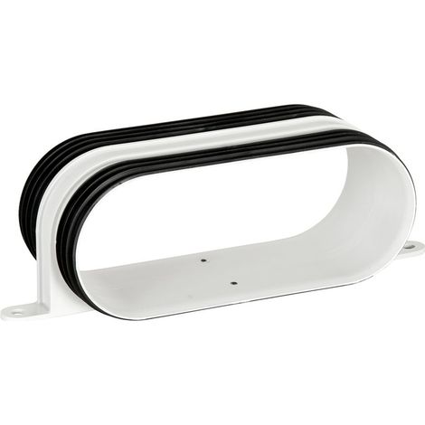 Fränkische Élément de liaison. profi-air Canal ovale 163x68 mm avec joint, 78316410