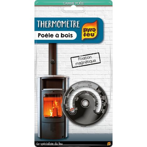Pyro Feu 2012-12 Thermomètre avec aimant pour contrôle de la performance des poê (1/2)