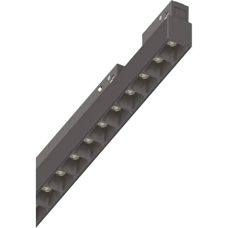 EGO ACCENT ELEMENTO DI ILLUMINAZIONE LED SMD OSRAM UGR 19 13 W ON-OFF 1550 lm 4000 K L.28,4CM NERO