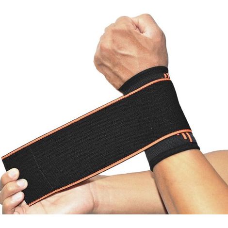 Muñequera elástica y ajustable con cierre de velcro para tendinitis - Protector de muñeca para deportes y fitness (1/5)