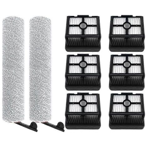 Lot de 8 pièces pour aspirateur Dreame Mova K20/K20 Pro : brosse rotative et filtre HEPA pour une efficacité de nettoyage accrue.