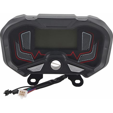 48-60V Compteur de vitesse LCD pour tricycle électrique Moto - Jauge de carburant Tableau de bord (1/5)