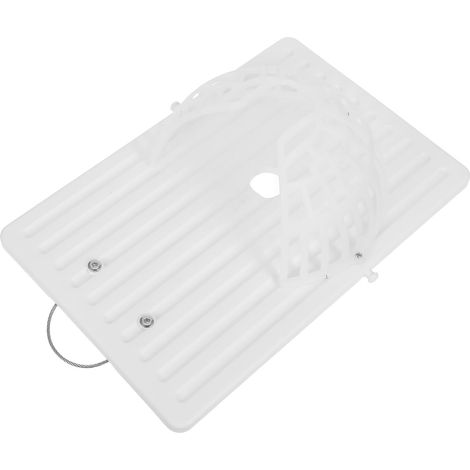 Jardinière murale STAHAD pour fougères, motif fougère corne de cerf, support fixation en plastique (1/5)