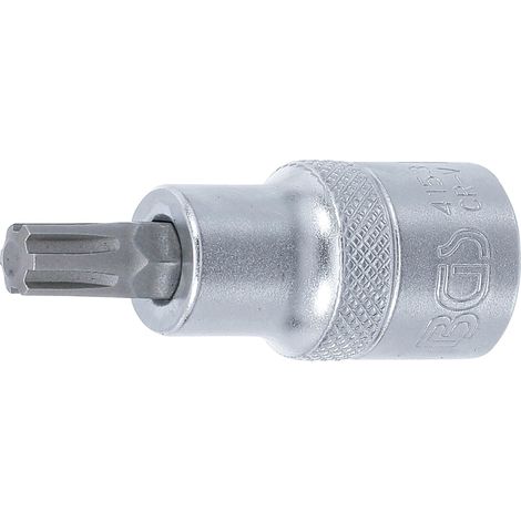 Punta de vaso entrada 12,5 mm (1/2") perfil en cuña (para Ribe) M8 (1/2)