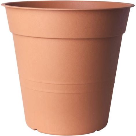 Pot de fleurs - FLY - D 25 cm - Terracotta claire - Livraison gratuite