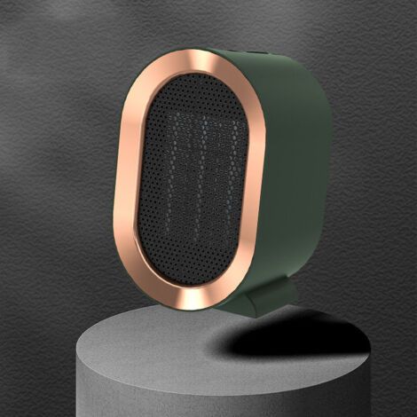 Pair Radiateur à base de 1200W, petite salle d'économie d'énergie mobile en céramique pour salle de bain et bouffée portable avec filtre à air vert (1/3)