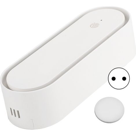 Répulsif ultrasonique blanc anti-insectes, diffuseur à ultrasons avec veilleuse pour chambre et bureau, prise UE 90-240V, répulsif antiparasitaire. (1/5)