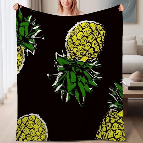 Couverture de lit en polaire, jeté doux et chaud pour le printemps, légère et luxueuse en microfibre de polyester, décoration intérieure, ajout élégant à la décoration intérieure, excellent cadeau pou (1/4)