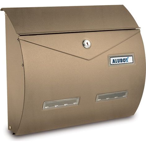 Enveloppe de boîte aux lettres ALUBOX sable (1/2)