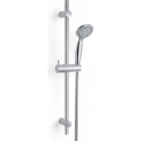 Saliscendi doccia in acciaio INOX doccetta 4 getti con flessibile antitorsione Easy 06 (1/5)