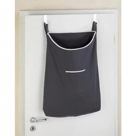 Wenko Cesto de ropa colgante gris 65 litros