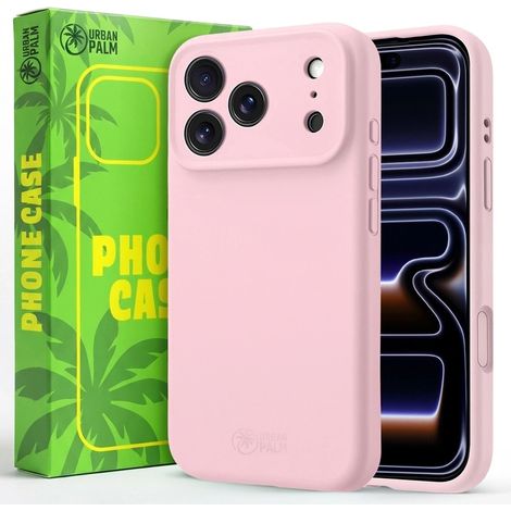 UrbanPalm iPhone 17 Pro Max Silikonhülle für MagSafe, Puderrosa (1/5)
