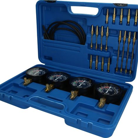 BRILLIANT TOOLS  Sincronizador de  Carburadores con  4 manómetros  de vacío  26 piezas  - BT581200 (1/5)