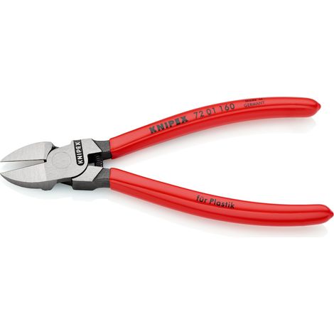 KNIPEX 72 01 160 SB Diagonal Cutters for plastics plastic coated 160 mm (1/3)