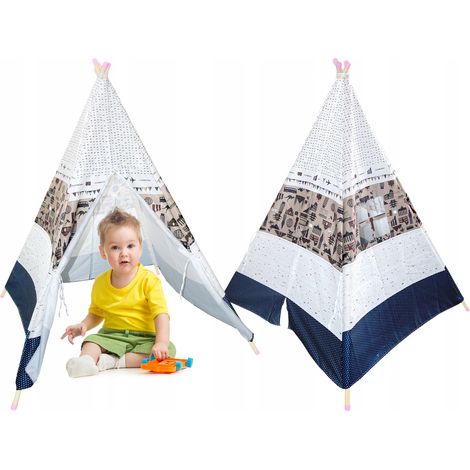 Tienda tipi grande, casa, escondite, wigwam, tipi para niños, para una habitación cerrada (1/5)