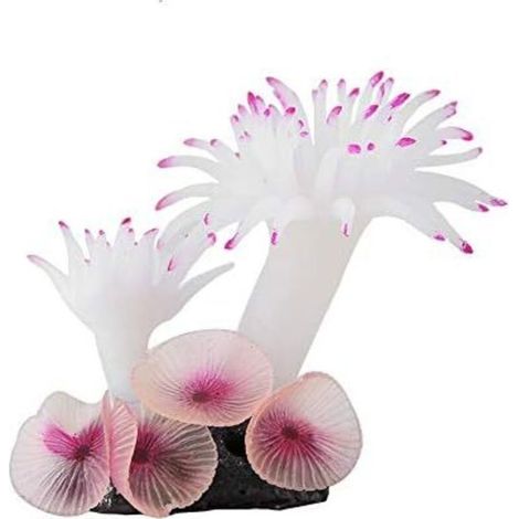 Corail Artificiel - Décoration Aquarium en Silicone Résistant - Pour Eau Douce et Eau Salée - 1 Pièce (1/5)