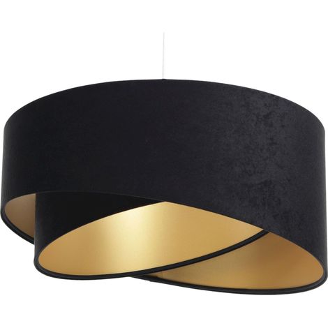 Suspension galaxy eco velours - Noir, doré (1/5)