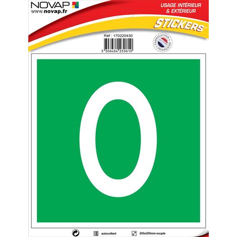 Panneau Niveau Zéro - Vinyle adhésif 200x200mm - 4230610