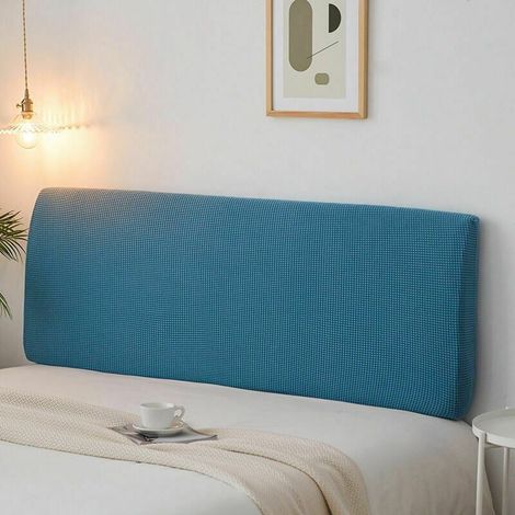 Housse de tête de lit extensible étanche – 150 cm pour têtes de lit 140-170 cm – Matériau résistant et extensible – Lavable en machine (1/5)