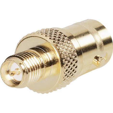 Adaptateur SMA inversé BKL Electronic 0419121 SMA mâle - BNC femelle 1 pc(s) (1/2)