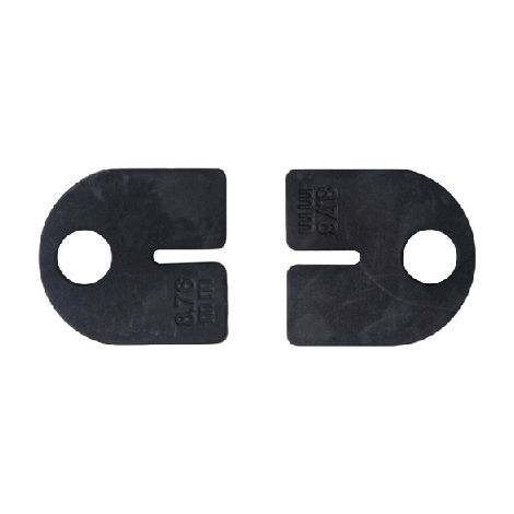 [QUALITE FRANCAISE] - Caoutchouc pour épaisseur 10,76mm 55/2 pour pinces à verres rondes d'angle 45mm - Vendu par paire