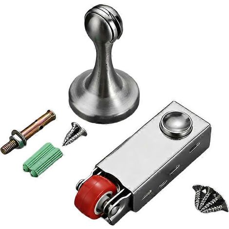Roulette de bas de porte silencieuse et anti-usure - Roulette de meuble robuste avec conception anti-affaissement C (1/5)